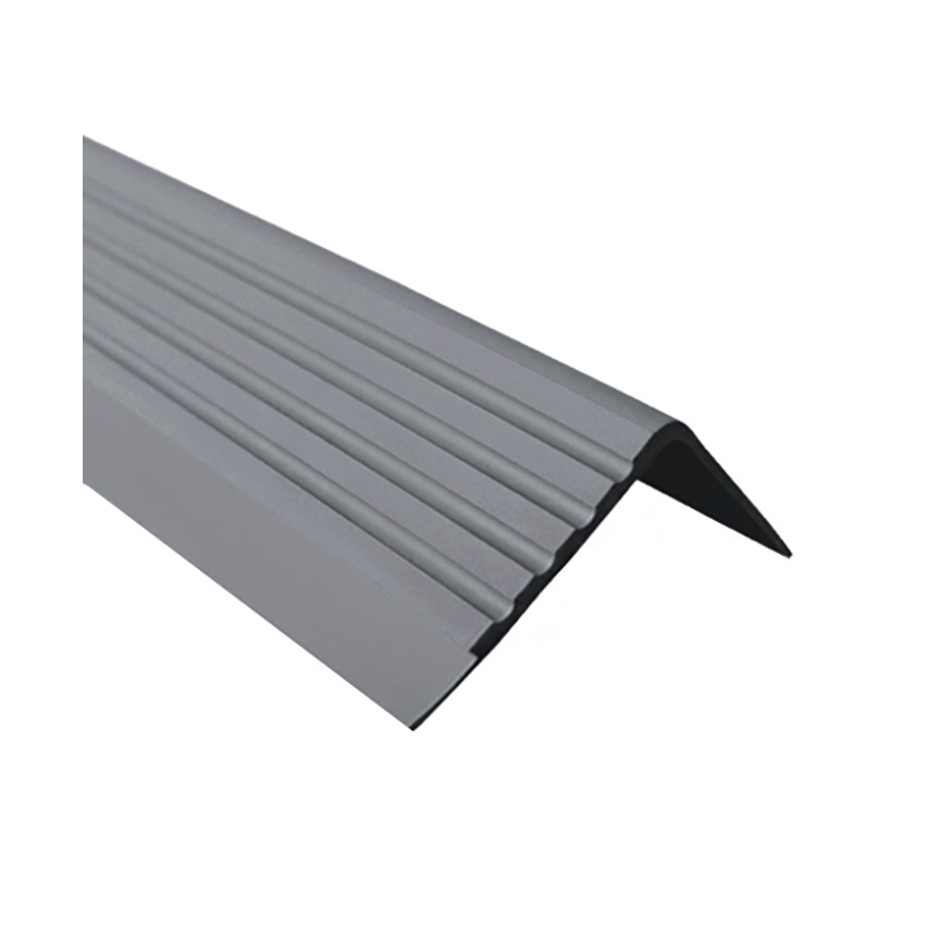 Profilo antiscivolo per scale 40x40mm 150cm grigio scuro