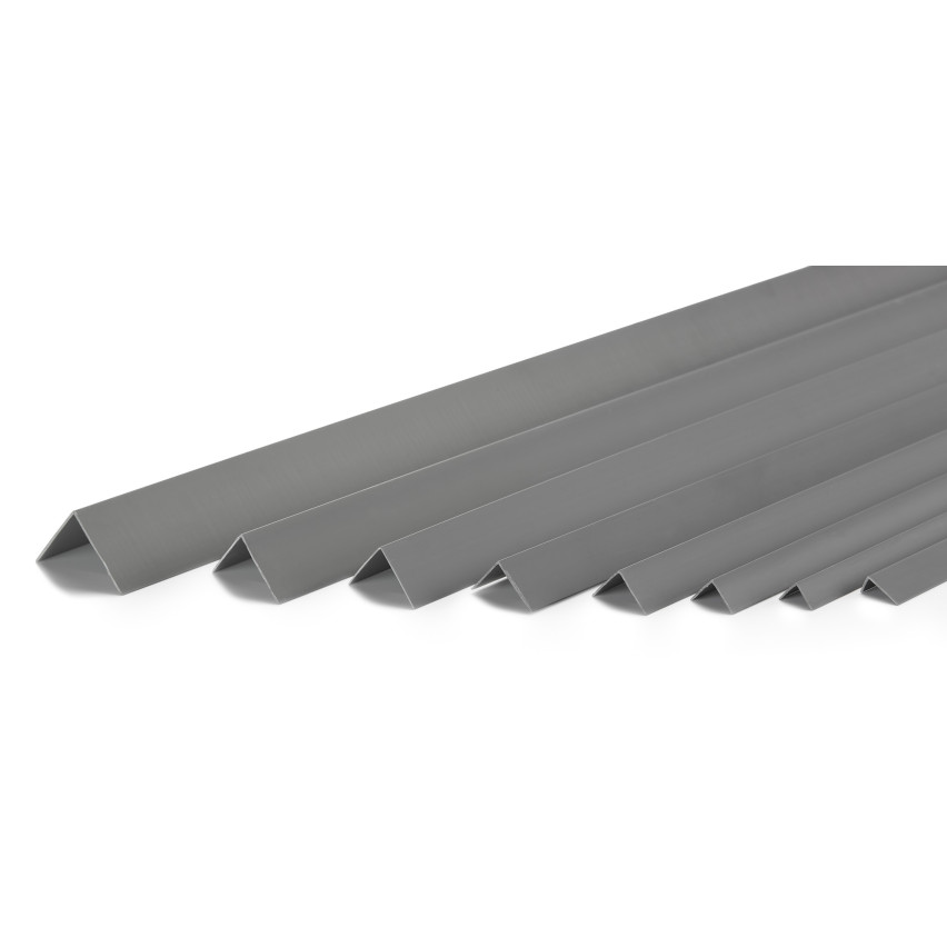 Profili di bordatura HEXIM per pannelli di rivestimento - profili ad H/U/ &  angolari, plastica PVC - (Connettore angolare HJ 245, 50x30 mm) Profilo  angolare : : Fai da te