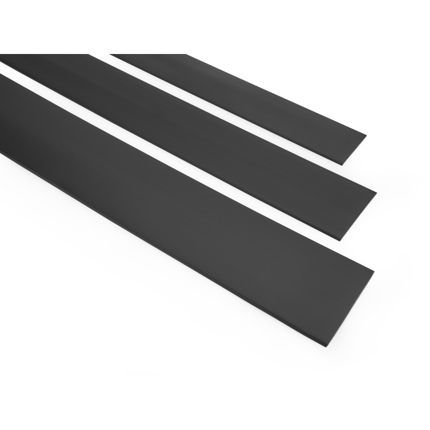 Striscia di copertura autoadesiva in PVC Profilo di transizione per battiscopa striscia piatta 5m, grafite
